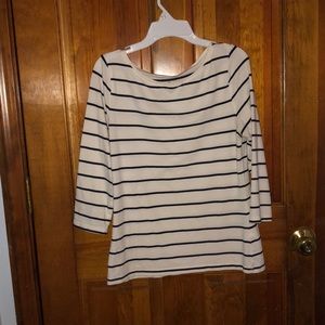 form fitted, stretchy top